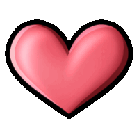 Gif animé coeur rouge